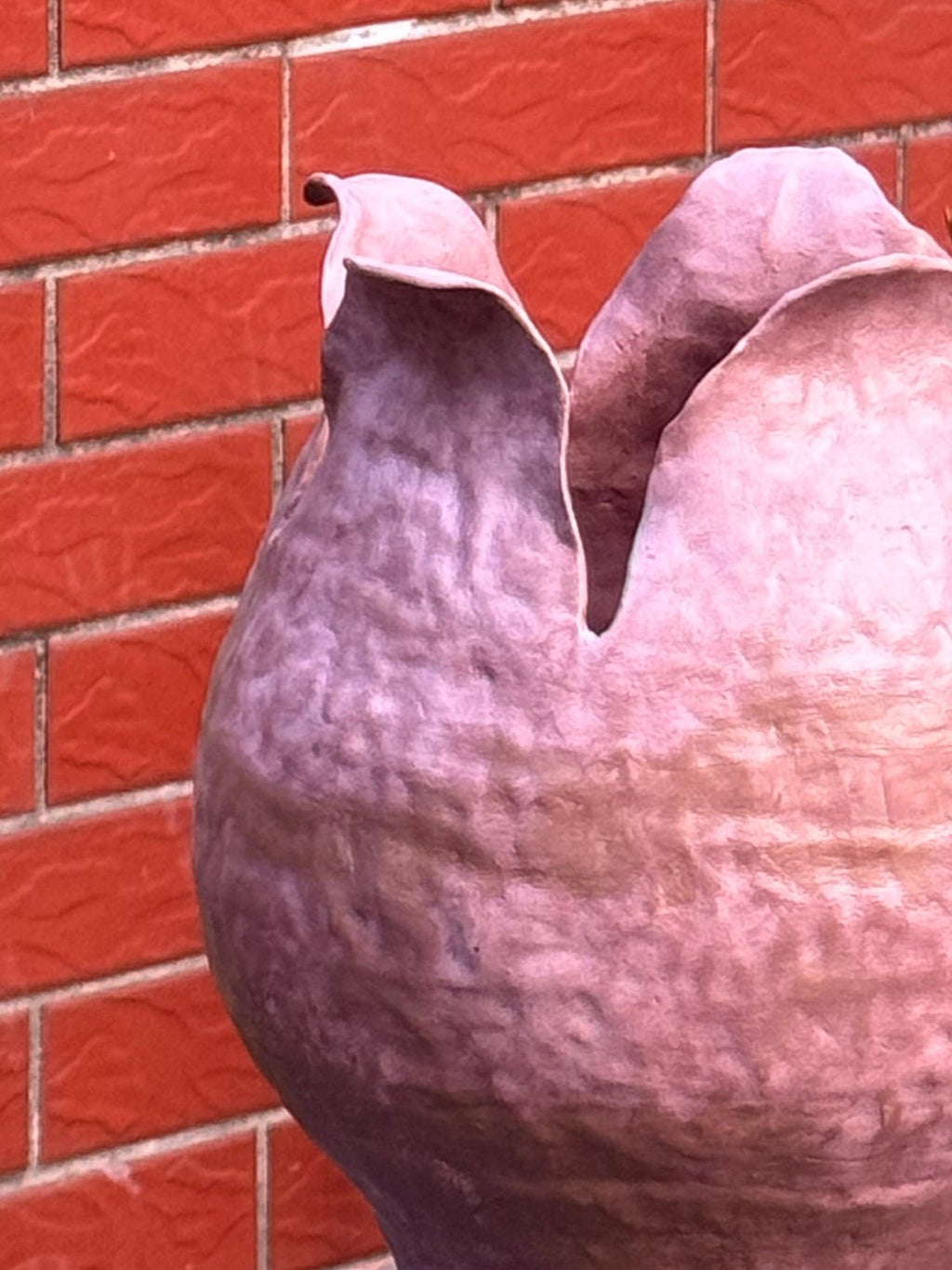 Handbuilt Ceramic Vase (Petal Form)